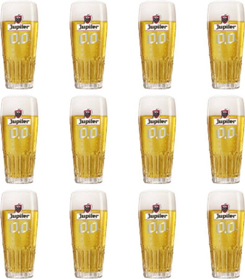 Jupiler Bierglas 0.0% 250ml 12 stuks