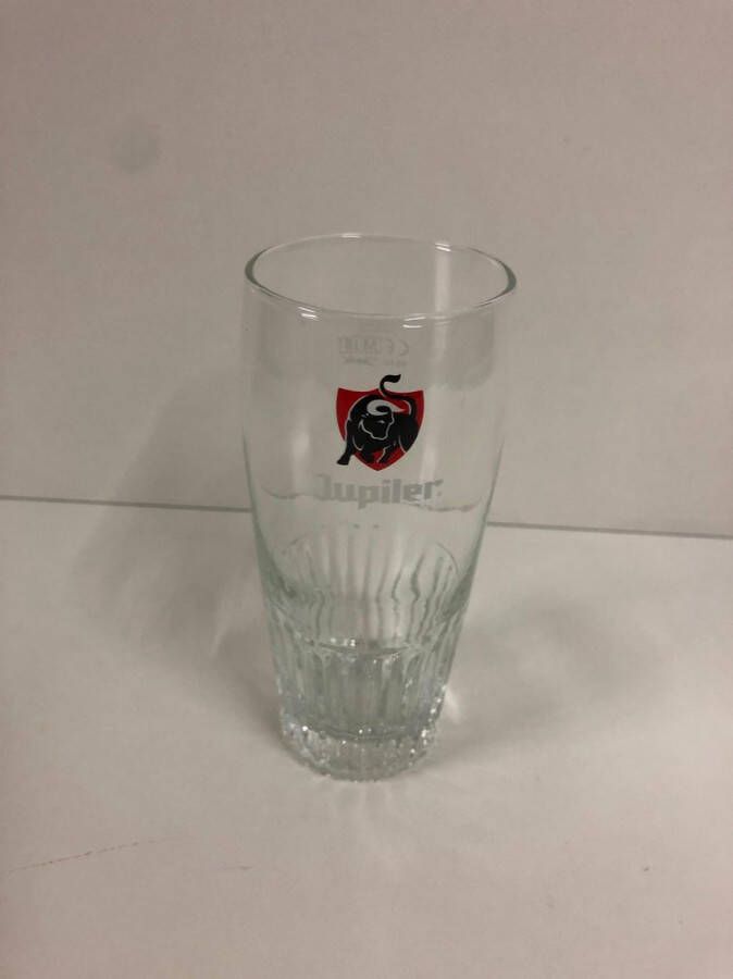 Jupiler bierglas bierglazen bier glas glazen ribbel set 6x25cl