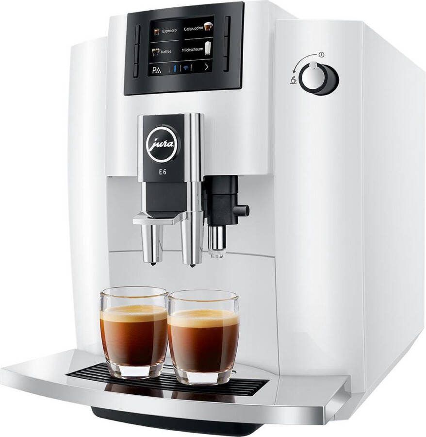 Jura E6 Piano White (EB) | Espressomachines | Keuken&Koken Koffie&Ontbijt | 7610917153787