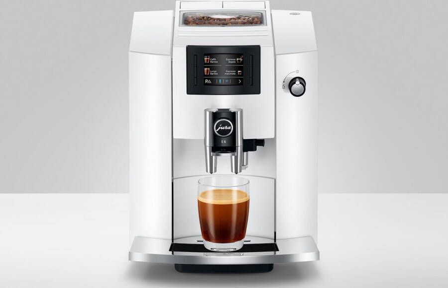 Jura E6 Piano White (EB) | Espressomachines | Keuken&Koken Koffie&Ontbijt | 7610917153787