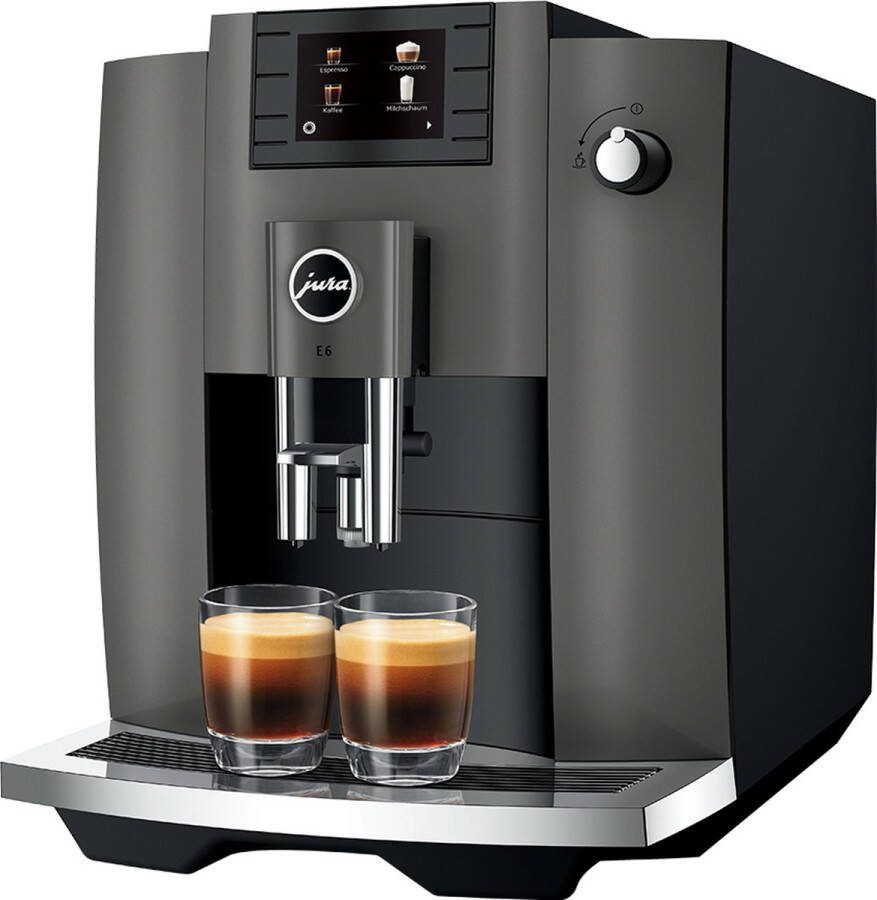 JURA E6 Volautomatische espressomachine -Dark Inox EC