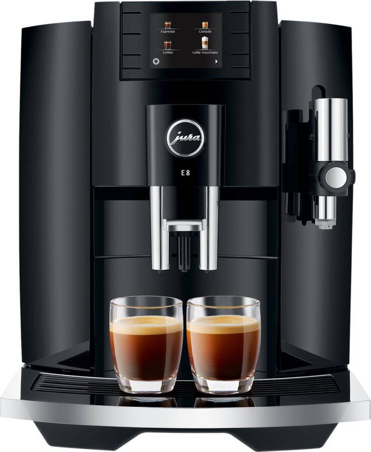 Jura Espresso E8 Piano Black (EB) OP=OP | Espressomachines | Keuken&Koken Koffie&Ontbijt | 7610917153558