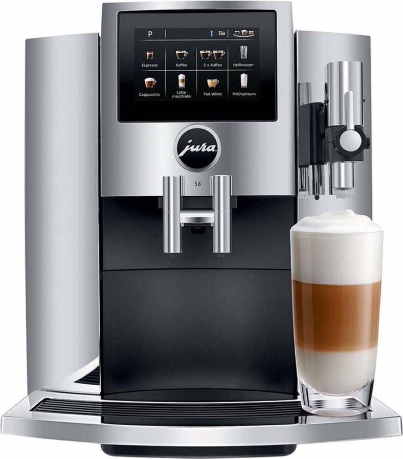Jura Espresso S8 Chrome (EA) | Espressomachines | Keuken&Koken Koffie&Ontbijt | 7610917153800