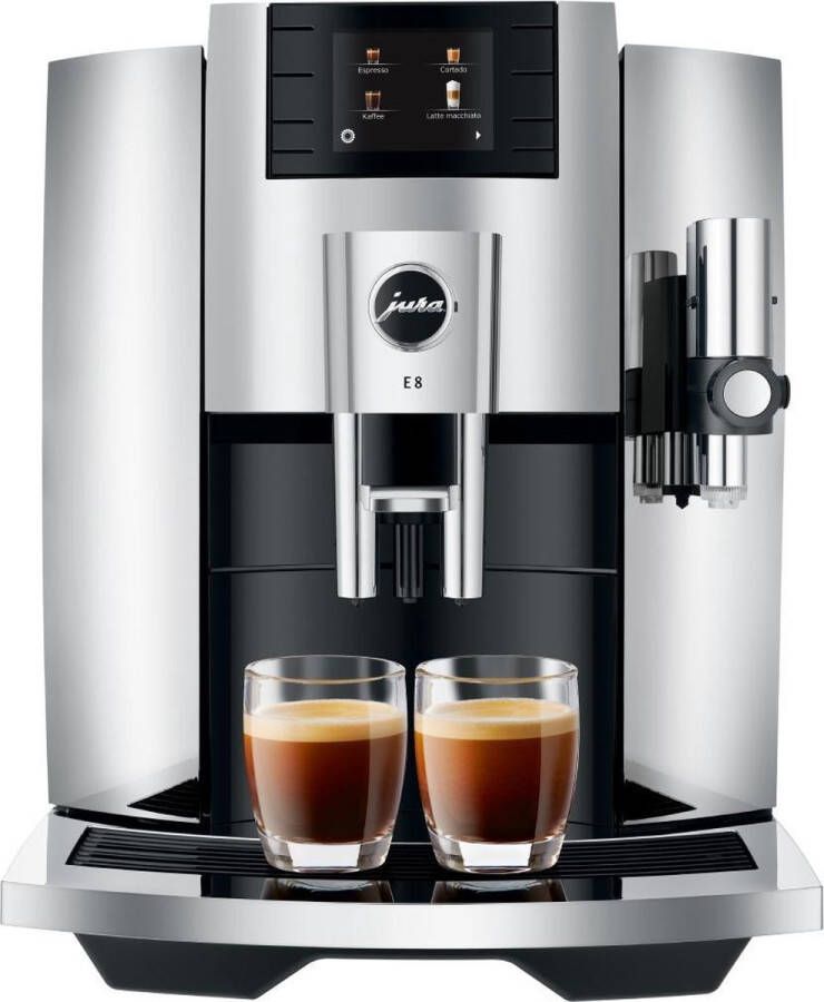 Jura Espresso E8 Chrome (EB) | Espressomachines | Keuken&Koken Koffie&Ontbijt | 7610917153633