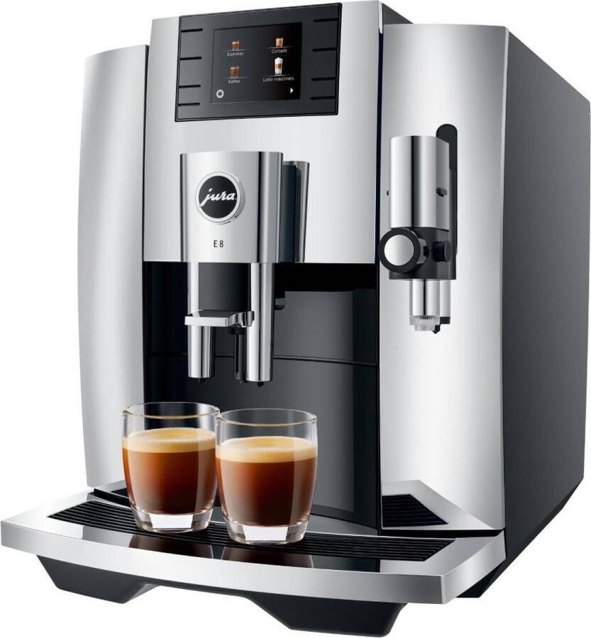 Jura Espresso E8 Chrome (EB) | Espressomachines | Keuken&Koken Koffie&Ontbijt | 7610917153633