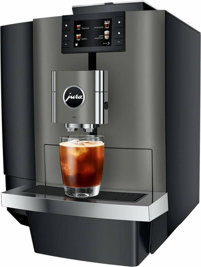 Jura X10 dark inox volautomatische koffiemachine