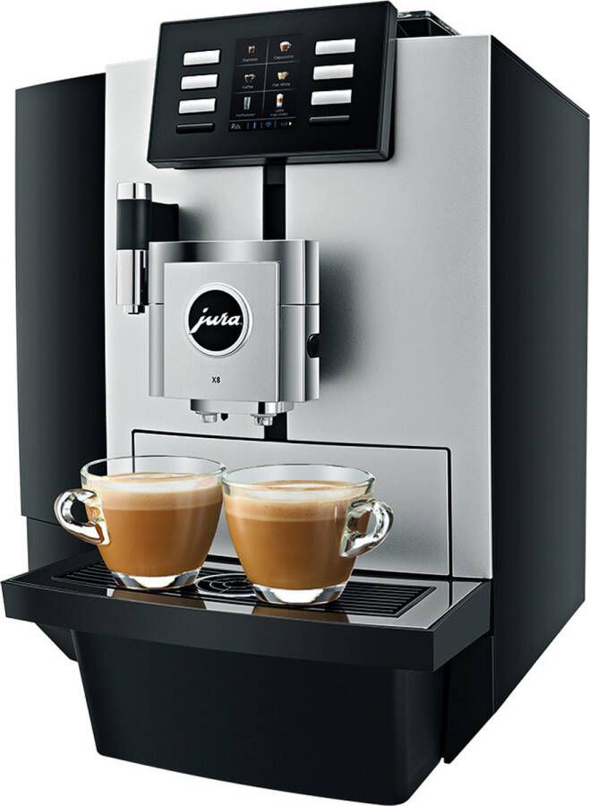 JURA X8 (EU) Professional Espressomachine Platina voor op kantoor 15413