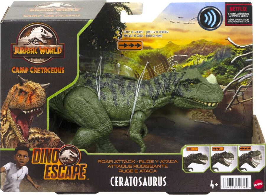 Jurassic World Ceratosaurus Sound Attack Actiefiguren