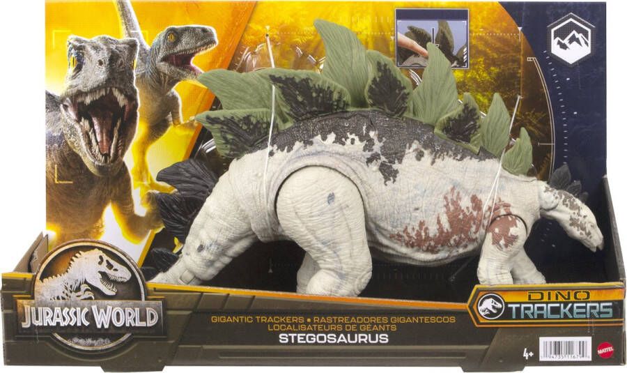 Jurassic World Dominion Dino Trackers Gigantische Tracker Stegosaurus Dinosaurus Speelgoed