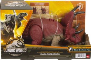 Jurassic World Dominion Dino Trackers Wild Brullende Diabloceratops Dinosaurus Speelgoed