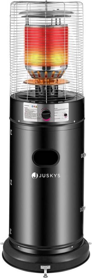 Juskys Gaskachel Terrasverwarmer Loungeheater Cuna Verstelbaar 11 kW incl. Afdekhoes