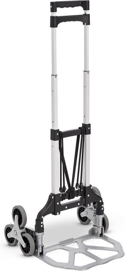 Juskys Inklapbare Trappensteekwagen Steekwagen Max. 80 kg Incl. Handschoenen & Expandertouw