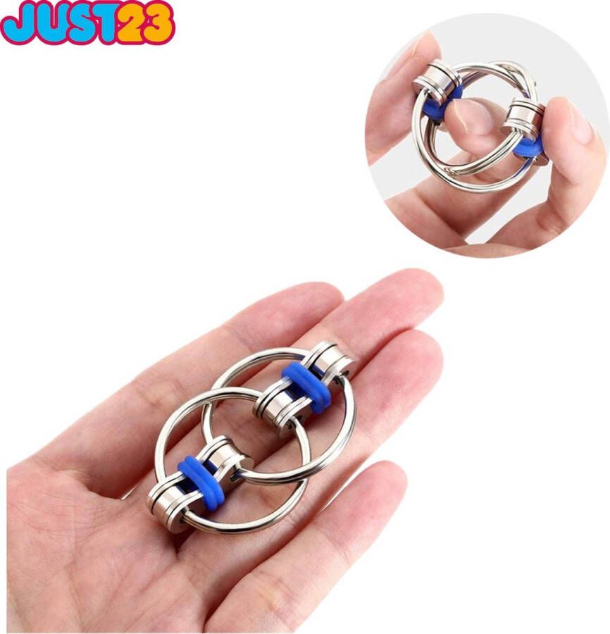 JUST23 Flippy chain Fidget toys Fidget Friemel ringen Key chain 4 + 1 gratis