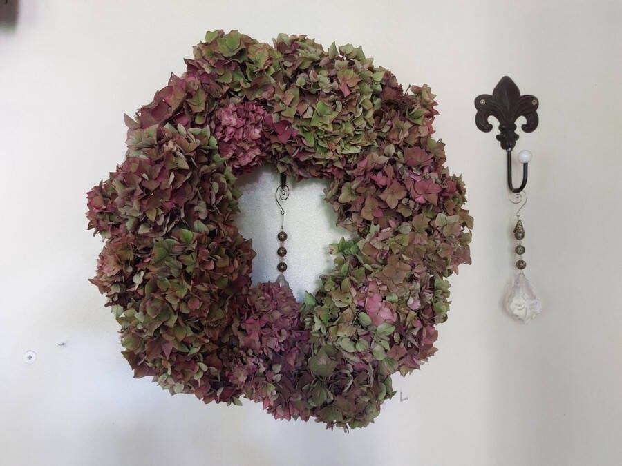 Juuls Gift Shop (merkloos) Prachtige grote hortensia krans 45cm diameter