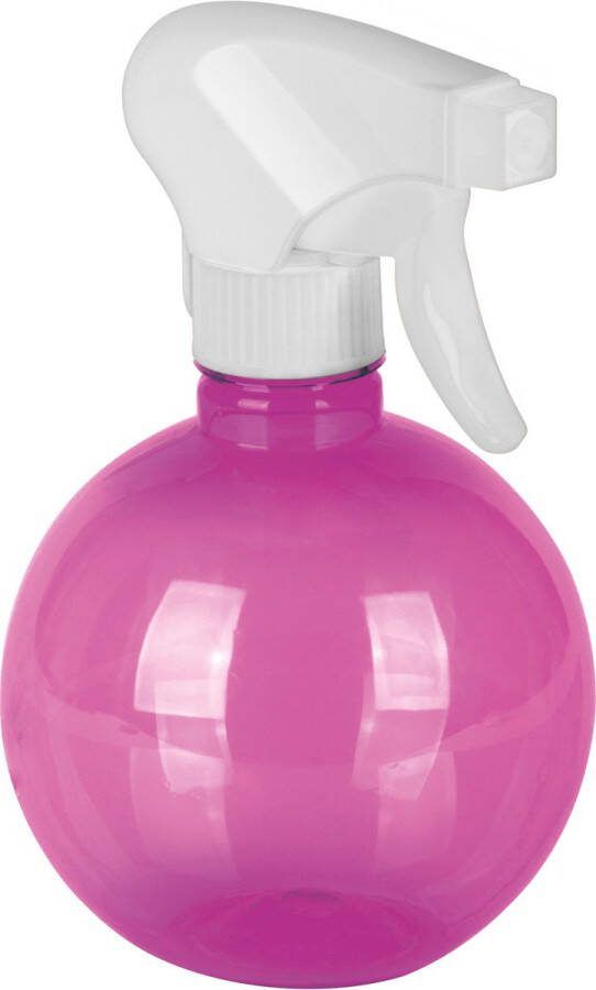 Juypal Hogar Juypal Plantenspuit waterverstuiver- wit roze 400 ml kunststof sprayflacon