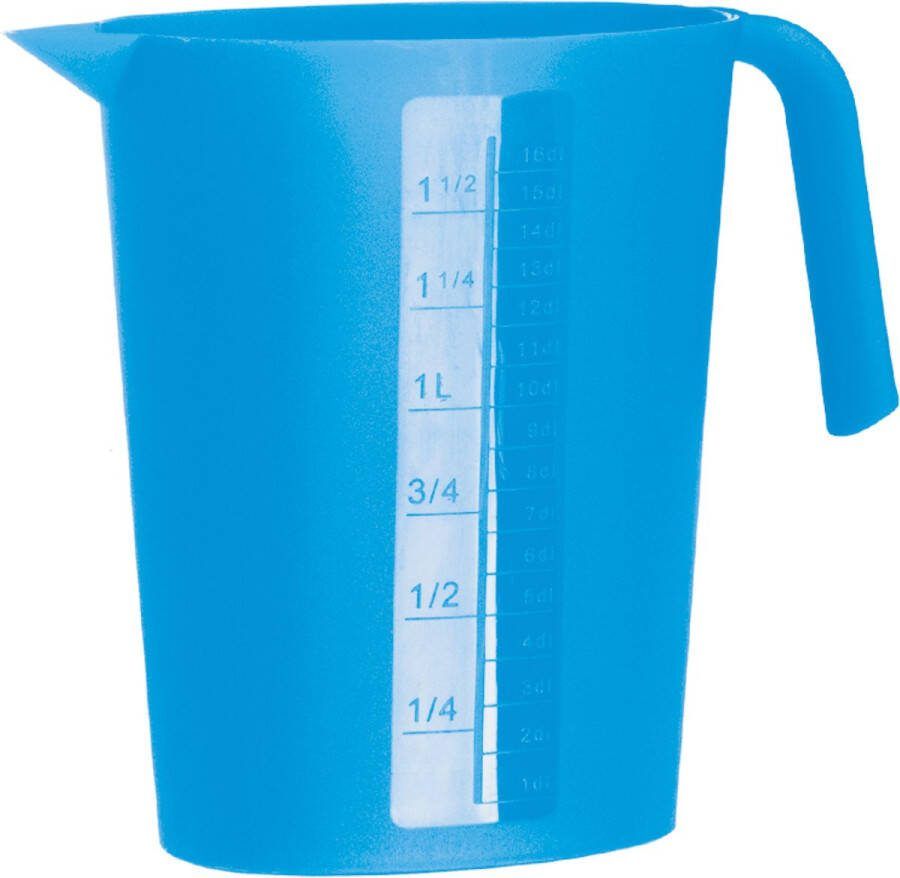 Juypal Hogar Juypal Schenkkan waterkan blauw 1 75 liter kunststof L22 x H20 cm Schenkkannen
