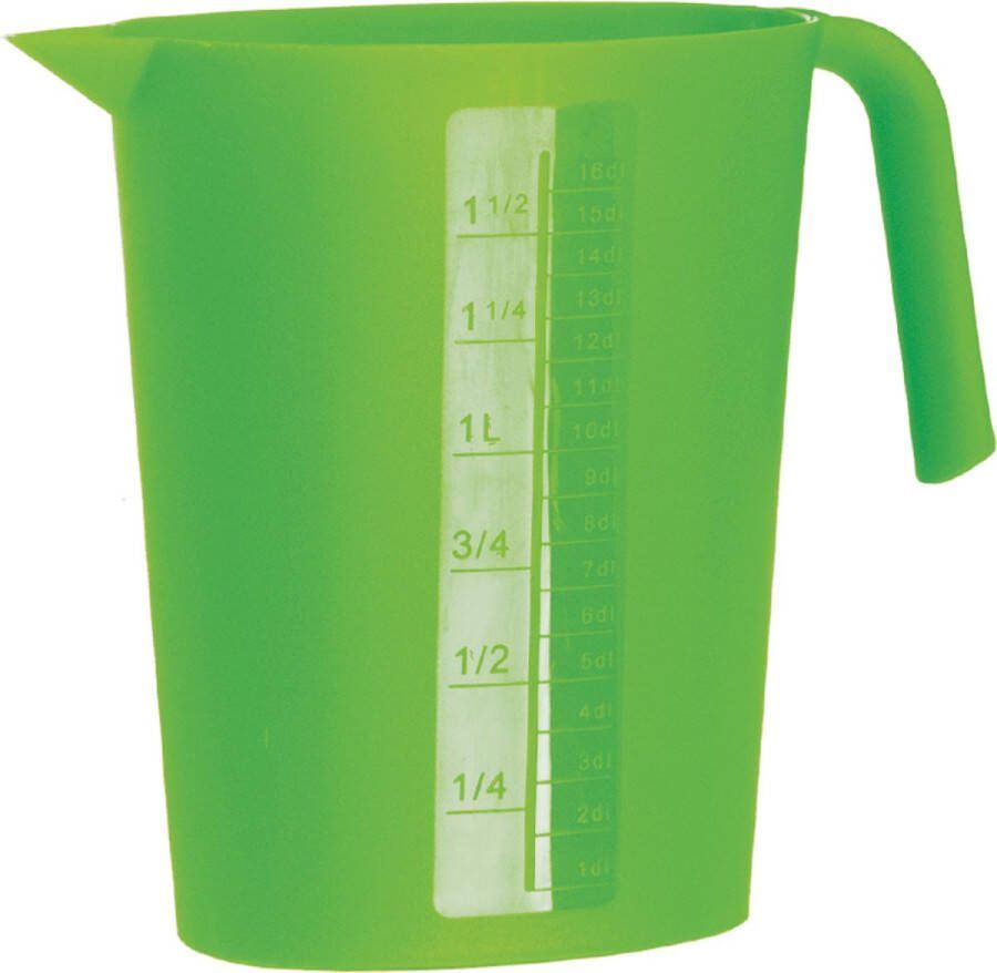 Juypal Hogar Juypal Schenkkan waterkan groen 1 75 liter kunststof L22 x H20 cm Schenkkannen