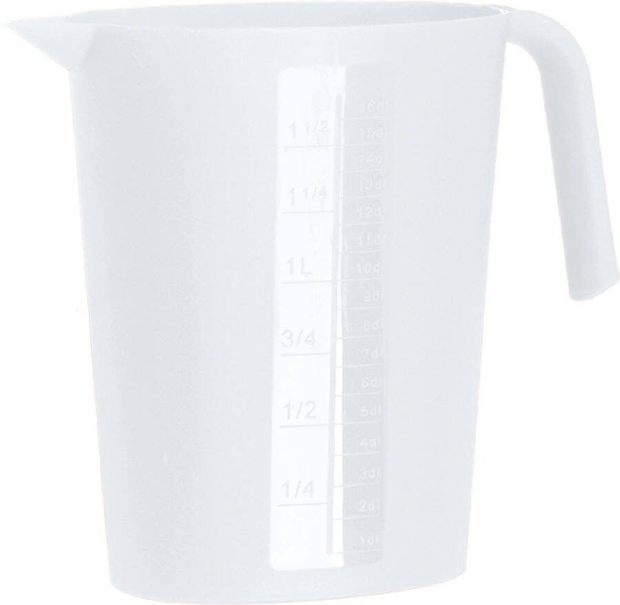 Juypal Hogar Juypal Schenkkan waterkan transparant 1 75 liter kunststof L22 x H20 cm Schenkkannen
