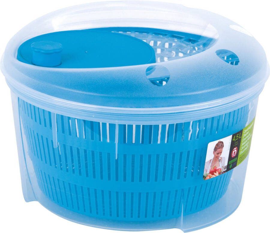 Juypal Hogar Juypal Slacentrifuge slazwierder blauw kunststof 4 5 liter D24 5 x H16 Slacentrifuge