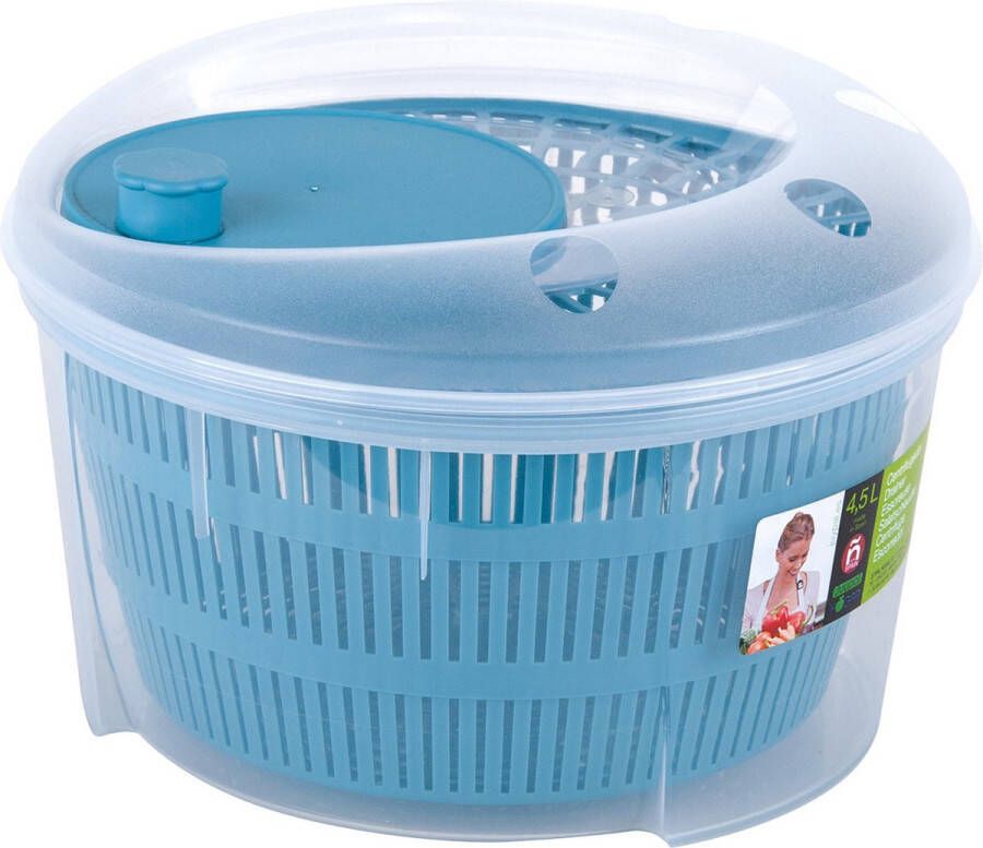 Juypal Hogar Juypal Slacentrifuge slazwierder blauw kunststof 4 5 liter D24 5 x H16 Slacentrifuge