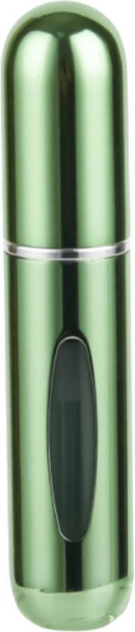 JVS Products Mini Parfum Flesje Navulbaar 5 ml Reisflesje Parfumverstuiver Groen