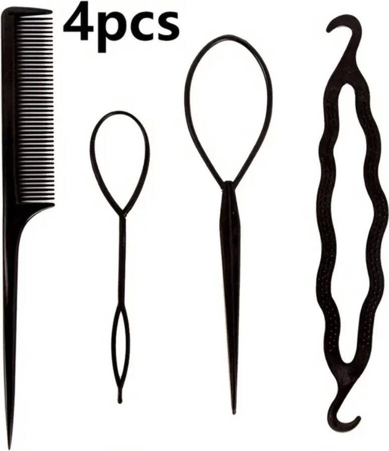 JYC Haarstylinggereedschap Haarvlechter Kam Haarknotmaker Haarstyling