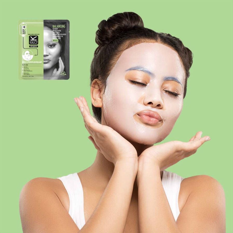 K-GLO Sheet Face Mask acne gezichtsmasker puistjes onzuiverheden verwijderen Korean skincare rituals