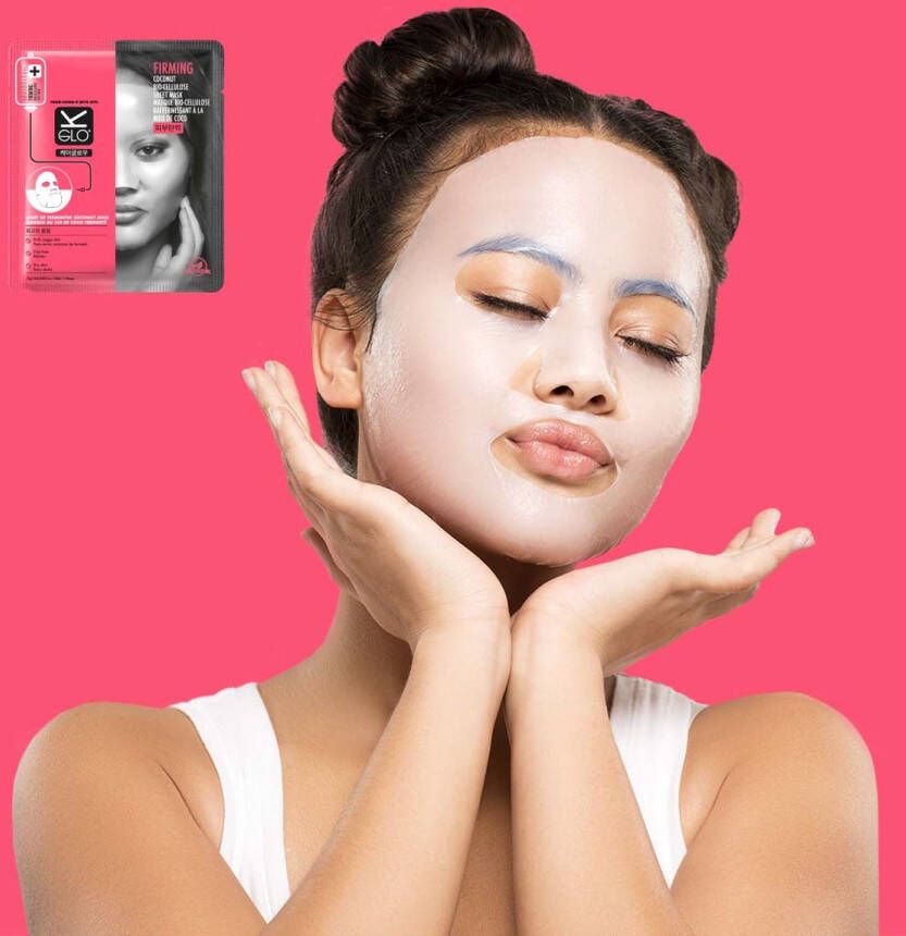 K-GLO Sheet Face Mask anti rimpel gezichtsmasker verstevigend Korean skincare rituals