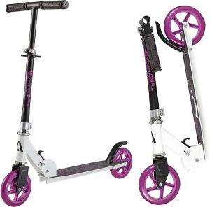 K IKIDO Kinderstep Kinderstepjes Kinderscooter Kick Step Draagkracht tot 100 kg Lagers ABEC-7 Drie Instelbare Hoogte-Opties Purper Aluminium