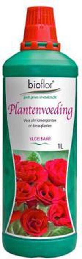 K-J Dier en Tuin Plantenvoeding Bioflor 1 Ltr