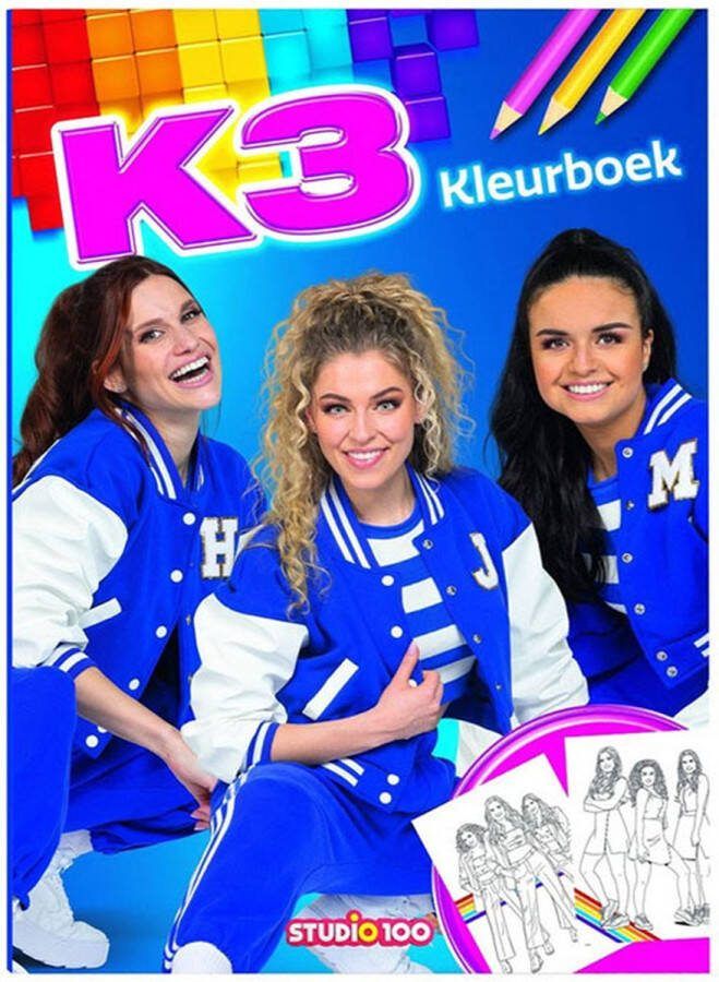 K3 kleurboek Sport