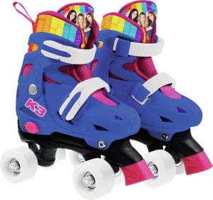 K3 rolschaatsen regenboog met verstelbare schoen