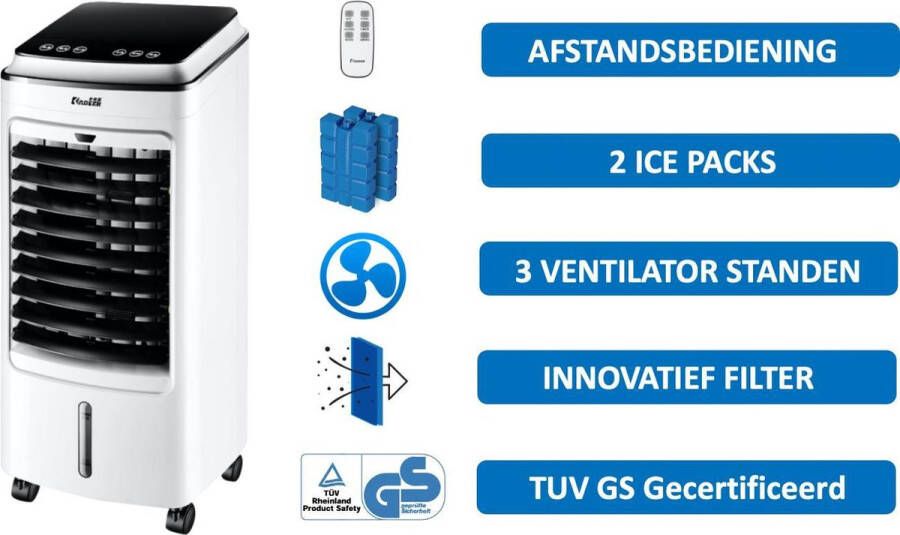 Kadeer KiKiKo Aircooler Luchtkoeler – Advanced + 2 gratis ice packs [GS Certified]