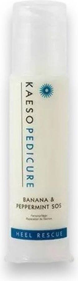KAESO Banana en Peppermint SOS Heel Rescue 150 ml 554126 Creme voor de hielen Creme voor eelt Voeten creme Voetcreme voor droge voeten