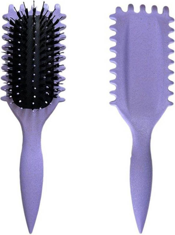 Kahil Curl Brush Define Styling Brush Bounce Curl Bounce Curl Define Styling Brush Haarborstel Curly Girl CG proof Defining Brush Definiërende borstel Brushner Styling borstel Krullen Detangler Krullenkapper