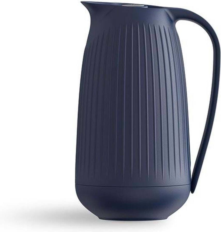 Kähler Design Hammershøi Karaf 1 liter Porselein Indigo Blauw