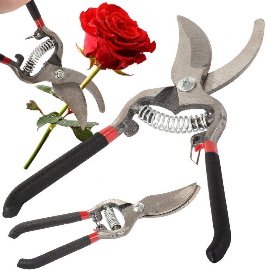 KAIA Snoeischaar 14 Ø Knipcapaciteit Gehard Stalen Blad Soft Grip Handvat 20x6x1.6 CM Bloemenschaar Tuinschaar Heggenschaar