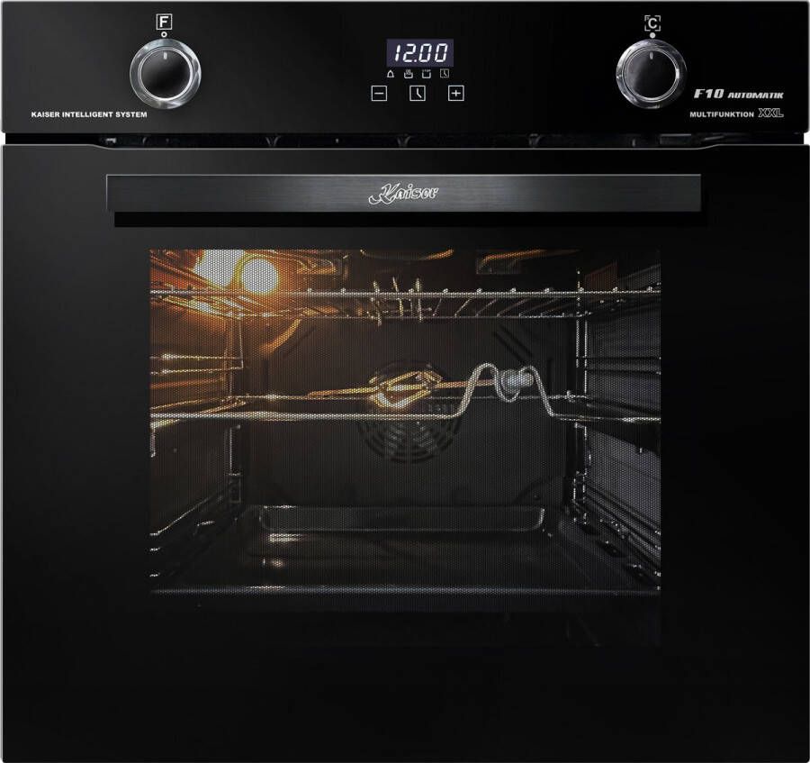 Kaiser inbouwoven EH 6367 met 1-voudige telescoopgeleider elektrische oven zelfvoorzienend 79L rotisserie inbouwoven 10 functies
