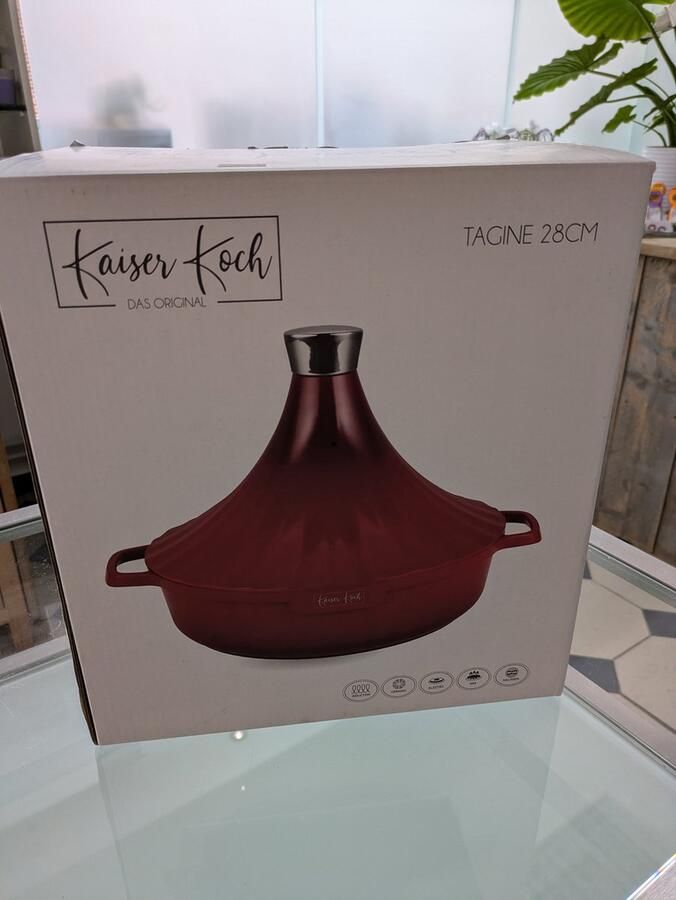 Kaiser koch Tajine Tagine KK 28 cm rood
