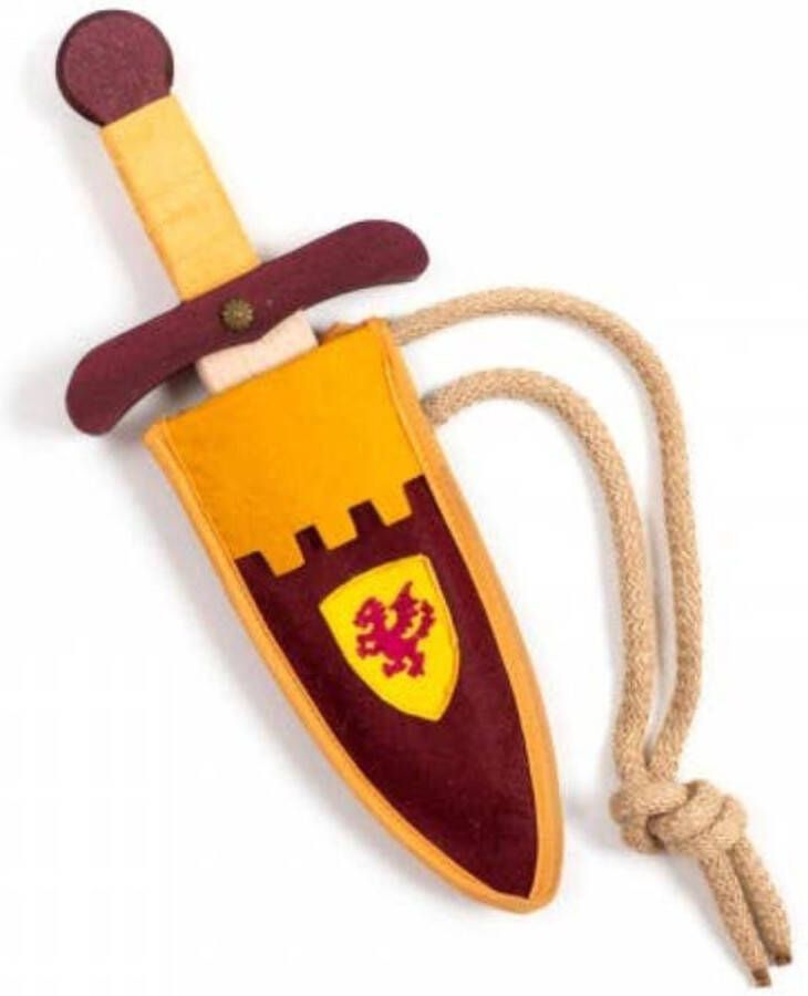 Kalid Medieval Dolk Speelgoedwapen Houten speelgoed Ridders Houten Dolk Toys