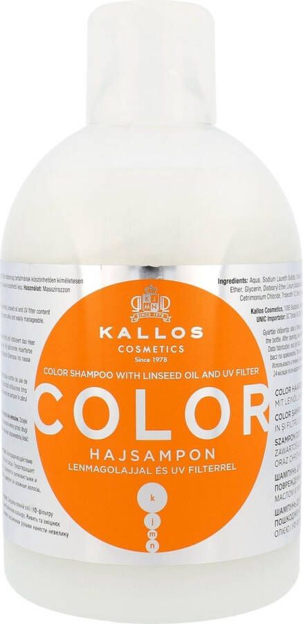 The Senses Kleurshampoo met lijnolie en UV-filtershampoo voor gekleurd haar 1000ml
