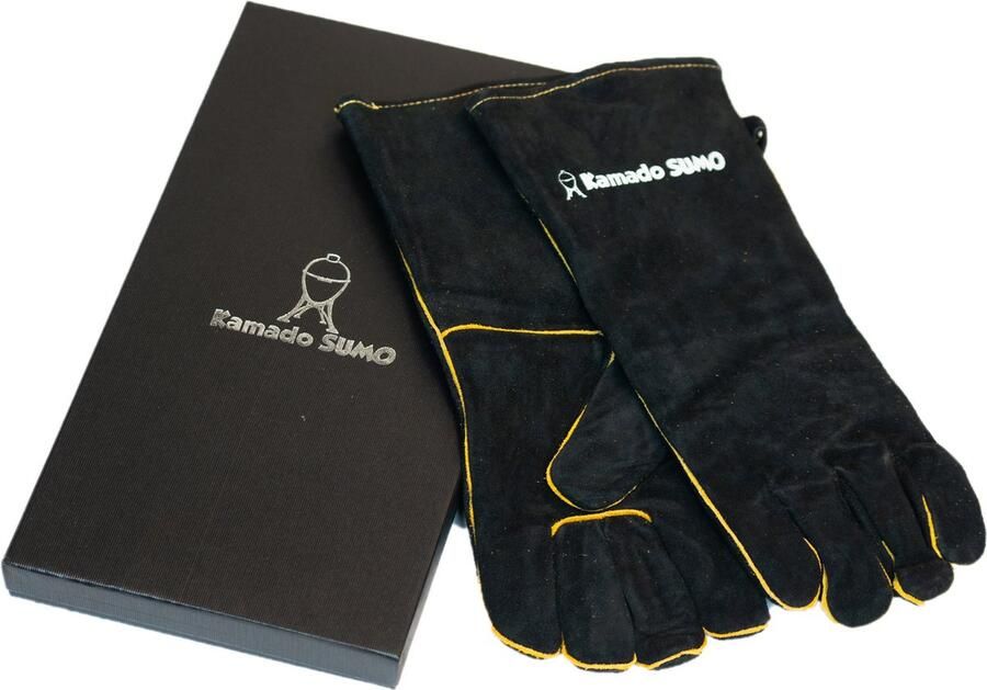 KamadoSumo Barbecue handschoenen Echt leer
