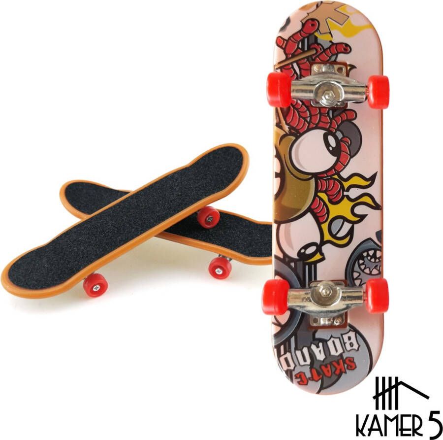 Kamer 5 Vinger Skateboard PRO Aluminium Mini Skateboard Fingerboard Vingerboard Monster