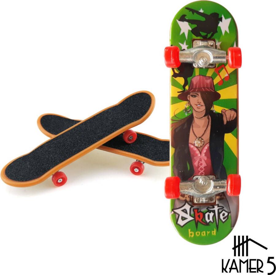 Kamer 5 Vinger Skateboard PRO Aluminium Mini Skateboard Fingerboard Vingerboard Skatergirl