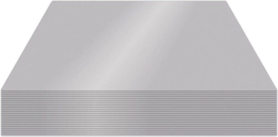 Kangaro fotokarton 50x70cm 300 gram zilver pak 25 vel K-0045-560