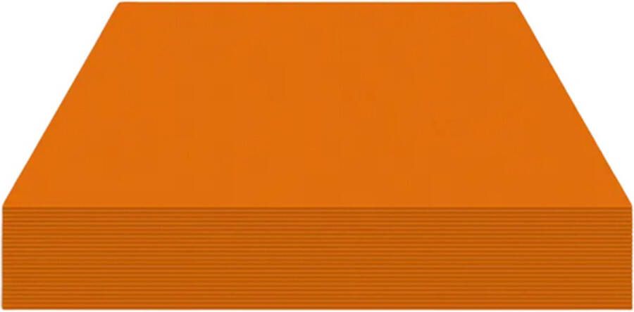 Kangaro Fotokarton oranje 50x70cm 300gr pak 25 vel