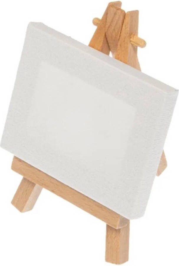 Kangaro Mini ezel met schildersdoek 6 x 8 cm 1 stuks