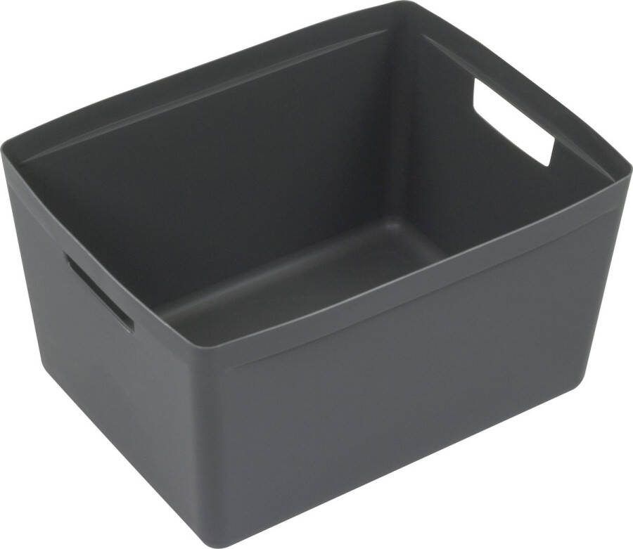 Kangaro opbergbox 28 liter PP antraciet K-670142
