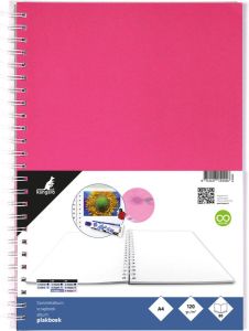 Kangaro plakboek A4+ 120 grams 80 pagina's roze K-750092