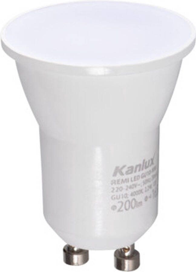 Kanlux -GU10 mini- LED Spot 2.2W=19W -Warmwit 3000K 230VAC 120° 35mm 14946